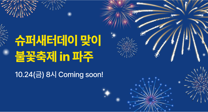 파주점 세터데이 불꽃축제